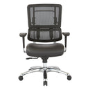 Silla Pro Line II de malla negra vertical de Office Star Products - 99662C-R107