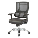 Silla Pro Line II de malla negra vertical de Office Star Products - 99662C-R107