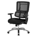 Silla Pro Line II de malla negra vertical de Office Star Products - 99662C-R107