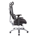 Silla de malla negra vertical Pro Line II de Office Star Products con reposacabezas - 99662CHRB-30