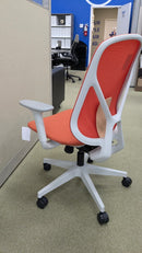 Clearance – Sinclair BOO Pulse Coral Task Chair with Seat Slider $199