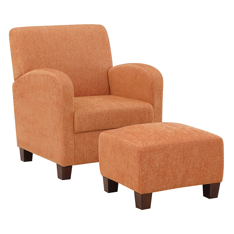 Ave Six by Office Star Products AIDEN CHAIR & OTTOMAN - ADN