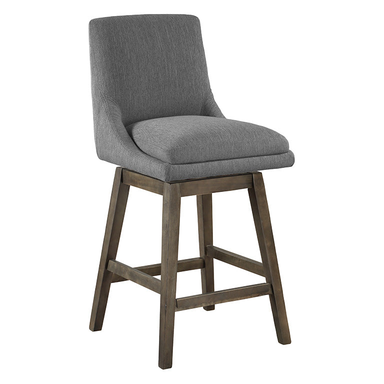 Ave Six by Office Star Products ALLINGHAM 26" SWIVEL COUNTER STOOL - ALH26GY