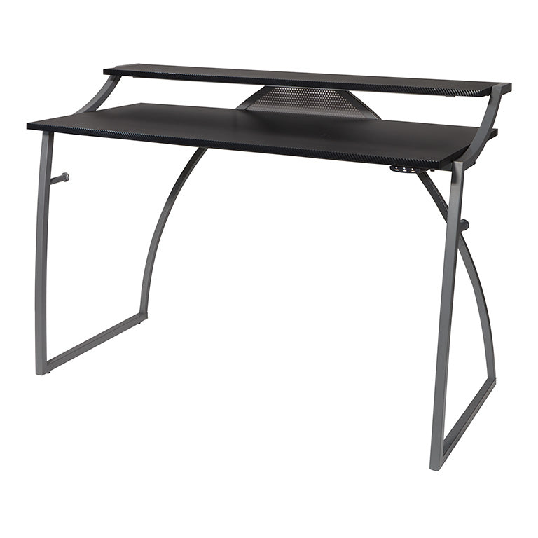 Office Star Products ALPHA BATTLESTATION GAMING DESK - ALP25-BLK