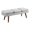 Amanda 54" Mid-Century Modern Bench - Product Photo 3