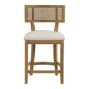 Ave Six by Office Star Products ALAINA TABURETE DE BARRA DE 26" CON RESPALDO DE REJILLA - ANA26-L32