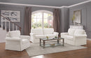 Ave Six by Office Star Products Sillón biplaza con funda ASHTON ESTILO RÚSTICO EN TELA COLOR MARFIL - ASN52-S