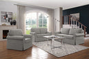Ave Six by Office Star Products Sillón biplaza con funda ASHTON ESTILO RÚSTICO EN TELA COLOR MARFIL - ASN52-S