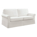 Ave Six by Office Star Products ASHTON SLIPCOVER SOFA COTTAGE STYLE IN FOG FABRIC - ASN53-S