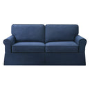 Ave Six by Office Star Products ASHTON SLIPCOVER SOFA COTTAGE STYLE IN FOG FABRIC - ASN53-S