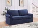 Ave Six by Office Star Products ASHTON SLIPCOVER SOFA COTTAGE STYLE IN FOG FABRIC - ASN53-S