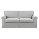 Ave Six by Office Star Products ASHTON SLIPCOVER SOFA COTTAGE STYLE IN FOG FABRIC - ASN53-S