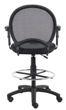 Boss Mesh Drafting Stool W/ Adjustable Arms - B16216