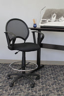 Boss Mesh Drafting Stool W/ Loop Arms - B16217