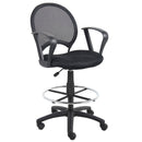 Boss Mesh Drafting Stool W/ Loop Arms - B16217