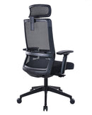 Boss Mesh Chair, w/ Headrest and Memory Foam Seat