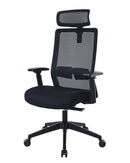 Boss Mesh Chair, w/ Headrest and Memory Foam Seat