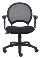 Silla ejecutiva de malla con brazos ajustables - B6216