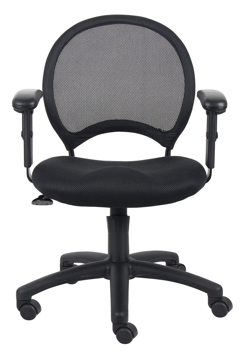 Boss Mesh Chair With Adjustable Arms - B6216