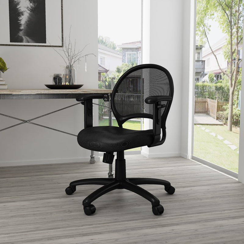 Boss Mesh Chair With Adjustable Arms - B6216