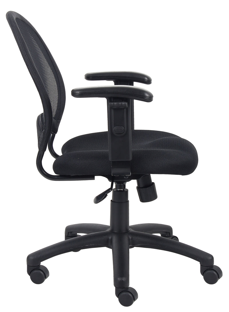 Boss Mesh Chair With Adjustable Arms - B6216