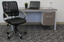 Boss Mesh Back W/ Pewter Finish Task Chair - B6406