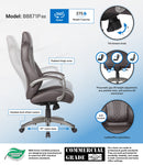 Sillón ejecutivo Boss con reposabrazos abatible y reclinación sincronizada - B8871