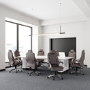 Sillón ejecutivo Boss con reposabrazos abatible y reclinación sincronizada - B8871