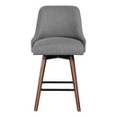 Taburete giratorio de barra de mediados de siglo de 26 pulgadas BAGFORD de Ave Six by Office Star Products - BGD26