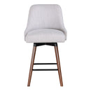 Taburete giratorio de barra de mediados de siglo de 26 pulgadas BAGFORD de Ave Six by Office Star Products - BGD26