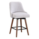 Taburete giratorio de barra de mediados de siglo de 26 pulgadas BAGFORD de Ave Six by Office Star Products - BGD26