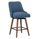 Taburete giratorio de barra de mediados de siglo de 26 pulgadas BAGFORD de Ave Six by Office Star Products - BGD26
