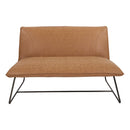 Ave Six by Office Star Products SOFÁ DE DOS PLAZAS BROCTON EN ANTE SINTÉTICO GRIS CARBÓN - BRC52-P
