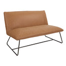 Ave Six by Office Star Products SOFÁ DE DOS PLAZAS BROCTON EN ANTE SINTÉTICO GRIS CARBÓN - BRC52-P