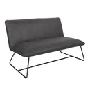 Ave Six by Office Star Products SOFÁ DE DOS PLAZAS BROCTON EN ANTE SINTÉTICO GRIS CARBÓN - BRC52-P