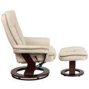 FLASH Bali Sillón Reclinable Multiposición y Otomana - BT-7818-GG