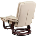 FLASH Bali Sillón Reclinable Multiposición y Otomana - BT-7818-GG