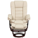 FLASH Bali Sillón Reclinable Multiposición y Otomana - BT-7818-GG