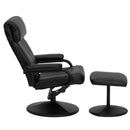 FLASH Jenny sillón reclinable contemporáneo multiposición con reposacabezas y otomana - BT-7863-GG