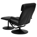 FLASH Jenny sillón reclinable contemporáneo multiposición con reposacabezas y otomana - BT-7863-GG