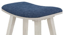 Ave Six by Office Star Products COLEY BANQUETA TIPO SILLÍN DE 24 PULGADAS PAQUETE DE 2 - CLY24WW-C74