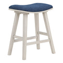 Ave Six by Office Star Products COLEY BANQUETA TIPO SILLÍN DE 24 PULGADAS PAQUETE DE 2 - CLY24WW-C74