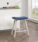 Ave Six by Office Star Products COLEY BANQUETA TIPO SILLÍN DE 24 PULGADAS PAQUETE DE 2 - CLY24WW-C74