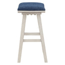 Ave Six by Office Star Products COLEY BANQUETA TIPO SILLÍN DE 24 PULGADAS PAQUETE DE 2 - CLY24WW-C74