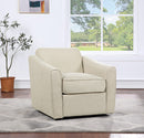 Ave Six by Office Star Products CASSIE SWIVEL CHAIR IN LINEN FABRIC - CSS-BY6