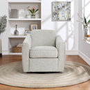 Ave Six by Office Star Products CASSIE SWIVEL CHAIR IN EMMONS AZURE FABRIC - CSS-C69