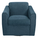 Ave Six by Office Star Products CASSIE SWIVEL CHAIR IN NAVY FABRIC - CSS-N21