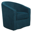 Ave Six by Office Star Products SILLÓN GIRATORIO DANICA EN TELA AZUL CELESTE - DAN