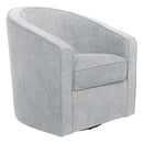 Ave Six by Office Star Products SILLÓN GIRATORIO DANICA EN TELA AZUL CELESTE - DAN