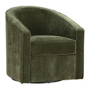 Ave Six by Office Star Products SILLÓN GIRATORIO DANICA EN TELA AZUL CELESTE - DAN